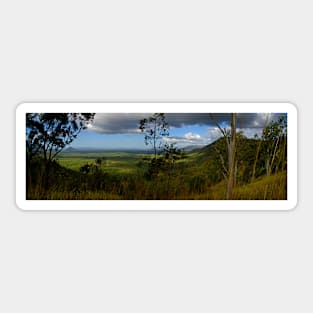 Looking towards Townsville from Pipers Lookout - Hervey Range Sticker